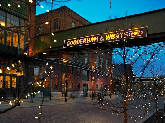 Distillery District of the most diverse city in Canada