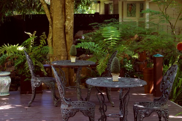 Patio at Honor Mansion
