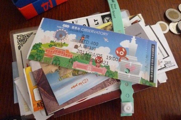 ticket stubs
