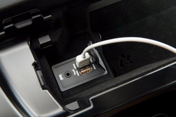 Lexus IS 350 USB Port. Photo courtesy Lexus