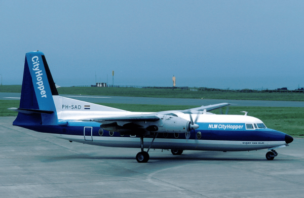 NLM CityHopper at Maastricht Airport, The Netherland. Photo credit: Wikimedia