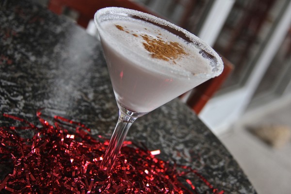 Spiced Orange and Raspberry Martini