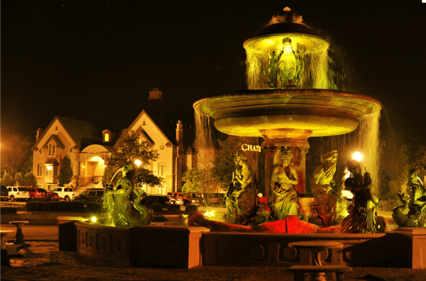 Chateau Avalon at night