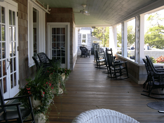 Black Point Inn front porch