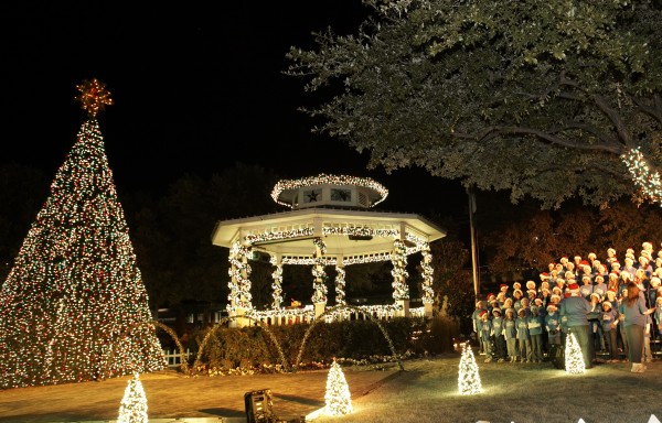 The Gazebo at Christmas