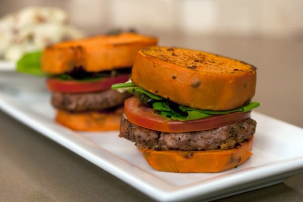 Lucy's Sweet Potato Turkey Burger Sliders
