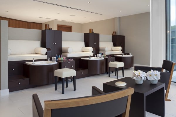 Nail salon at Fairmont Pacific Rim