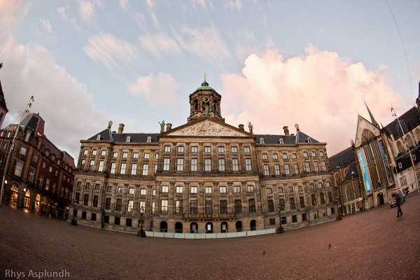 Visit the Amsterdam Royal Palace during a trip to Amsterdam in the Netherlands.