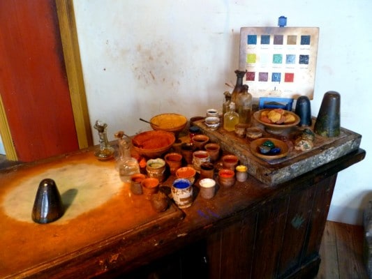 Rembrandt's Materials at The Rembrandt House in Amsterdam