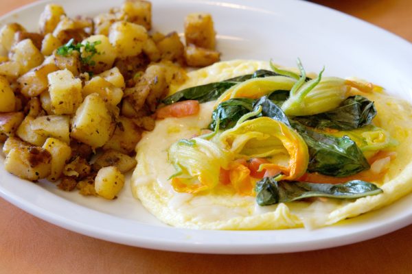Squash Blossom Omelette. Photo courtesy Original Breakfast House