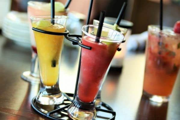 Enjoy a Jalapeño Cucumber Margarita or Brazos Tequila Cooler. Photo courtesy Z'Tejas