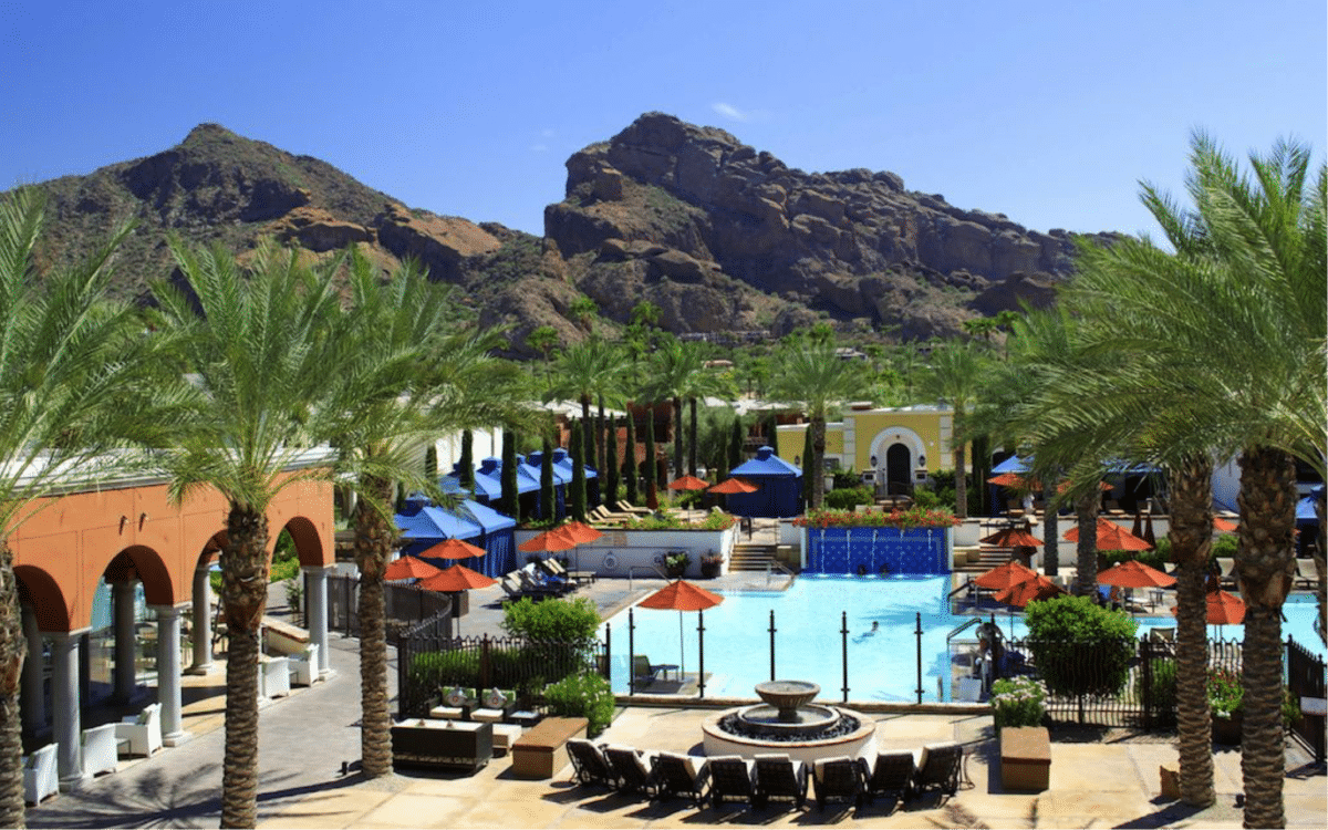 Looking out over Omni Resort and Spa at Montelucia