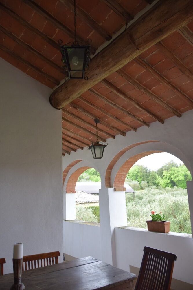 I adored spending time on the outdoor loggia of Casa Luisa. Photo by Susan Lanier-Graham