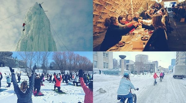 Snowy Fun in Winnipeg
