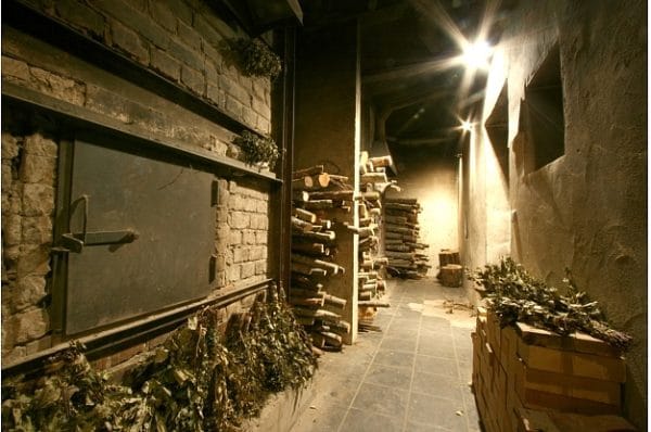 Latvia Sauna - Balta Pirts Wood Sauna Stoves. Photo by Ann Randall