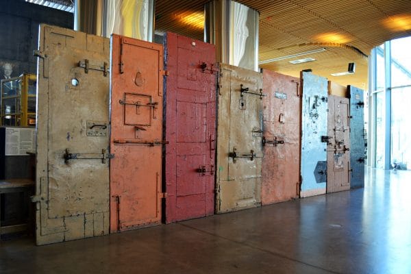 Iron Curtain - Prison doors of the Estonian Occupation Museum