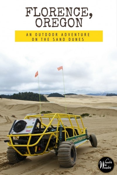 An outdoor adventure awaits on the Florence, Oregon dunes, tucked between the Douglas fir forests along the Siuslaw River and the wild ocean beaches. #PNW #PacificNorthwest #Oregon #adventure #sanddunes