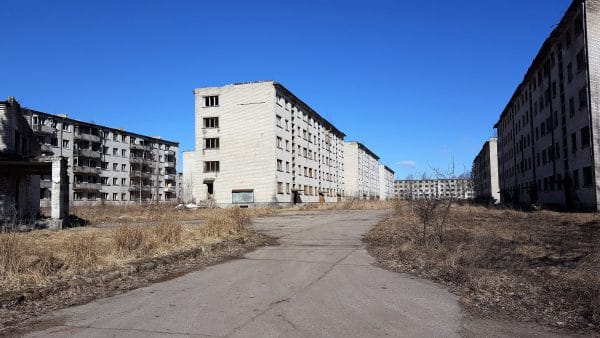 Skrunda-1 Apartment Buildings in Latvia - Iron Curtain Tourism