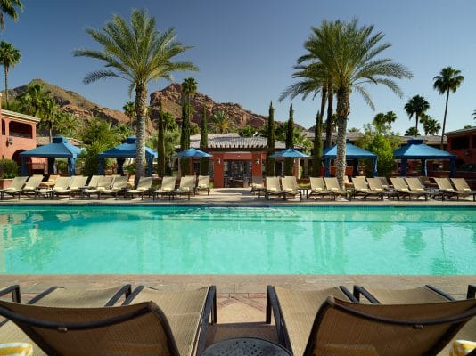 Enjoy the Oasis Pool at Omni Montelucia. Photo courtesy Omni Scottsdale Resort & Spa at Montelucia