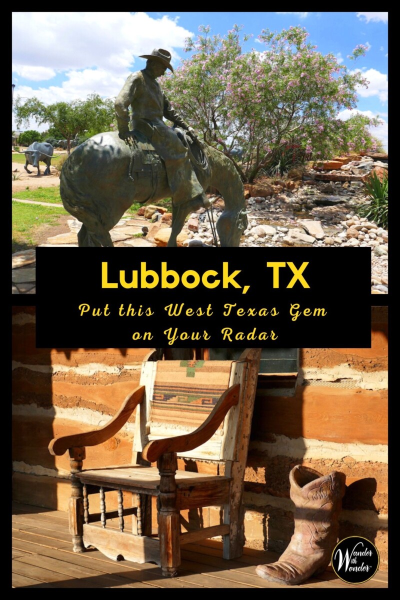 Sometimes the best places to travel turn out to be the ones that take you by surprise. Lubbock in the West Texas panhandle offers up unexpected treasures. When I arrived in Lubbock, I discovered a vibrant city that embraces its Western heritage, filled with food, wine, art, and fun. With an average of 263 days of sunshine every year, there’s something for everyone who visits Lubbock, Texas.