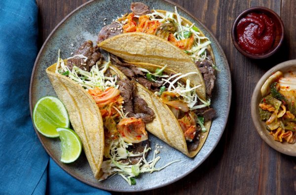 Korean Bulgogi Tacos from Gobble. Photo courtesy Gobble