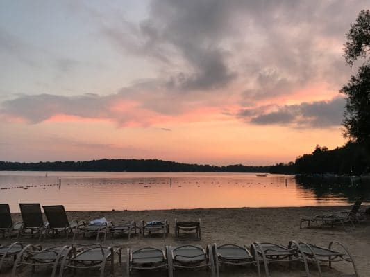Elkhart Lake Osthoff beach