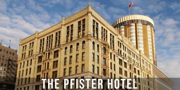 The Pfister Hotel—luxurious and opulent—looks as if it was plucked out of Europe during the Victorian era and dropped into downtown Milwaukee.