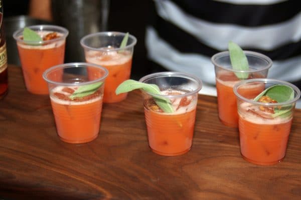 Grand Prize cocktail "Garnet Horizon" from Solbar. Photo courtesy The Perfect Purée of Napa Valley