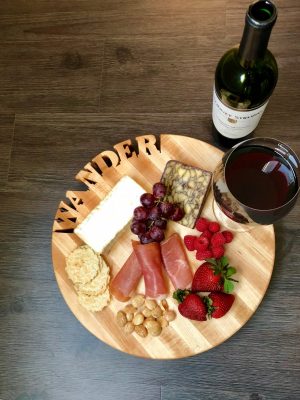 My Wander Words With Boards is perfect for a wine party. Photo by Susan Lanier-Graham