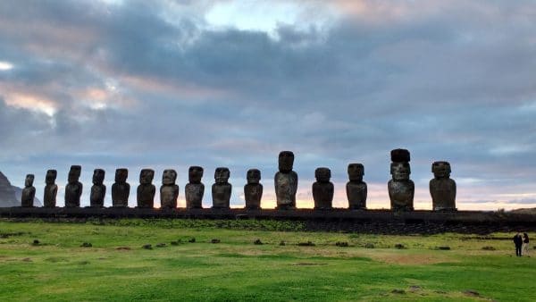 Moai at Tongariki on Easter Island. Photo courtesy Creative Commons