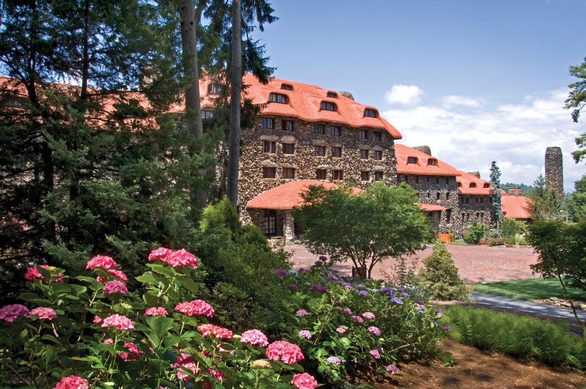 The Omni Grove Park Inn near the Blue Ridge Mountains