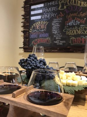Walla Walla Wines - Three Rivers Winery tasting by Susan Lanier-Graham