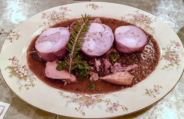 Oregon Classic Wines Auction - Rabbit with Puy Lentils