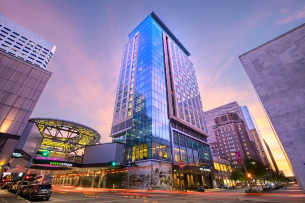 Hotel Alessandra is on Dallas Street in downtown Houston. Photo courtesy Valencia Hotel Group