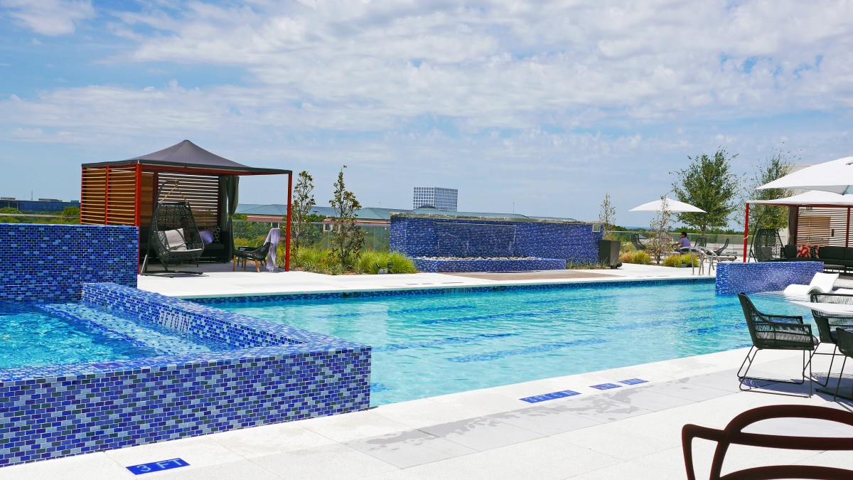 Renaissance Dallas at Plano Legacy West rooftop pool