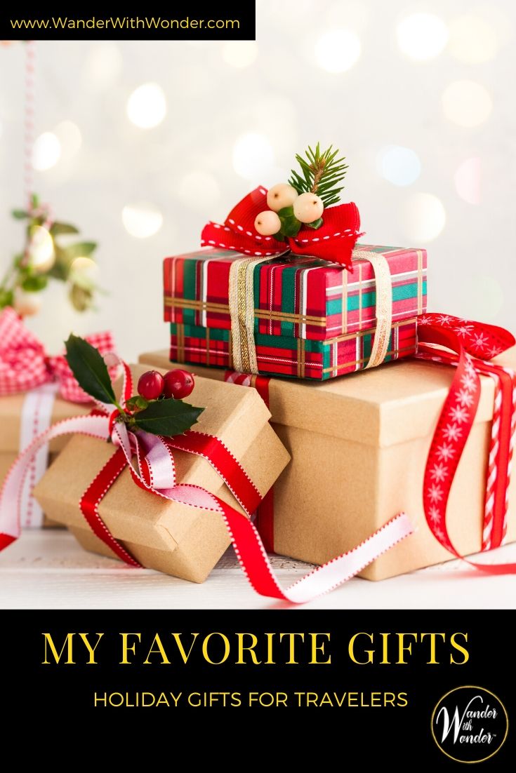 Worried about gifts for travelers this holiday season? I have suggestions for every budget. Here are some of my favorite holiday gifts for travelers. These are just in time for #BlackFriday and #CyberMonday. #gifts #holidays #holidaygifts #Christmas #presents #shopping