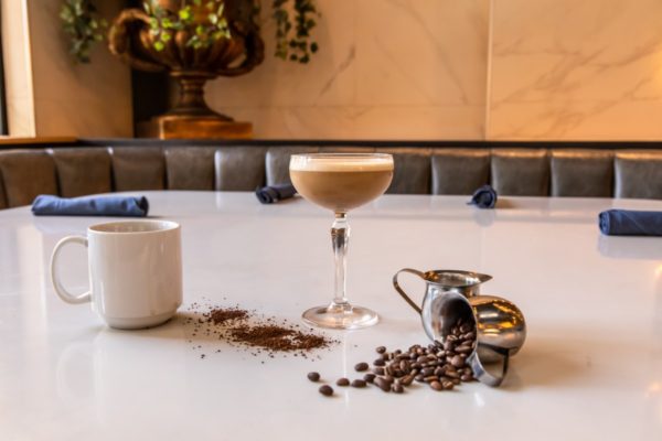 Celebrate #Christmas with 12 Christmas #cocktails. Here are my picks of #holiday cocktails. On the second day of Christmas, sip a Cold Brew Martini from Hand Cut Burgers & Chophouse in Scottsdale, AZ. Photo courtesy Riot Hospitality Group/Aaron Bowman