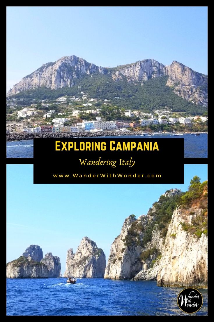 Campania is home to some of the most famous destinations in Italy, including the Amalfi Coast, Capri, Pompeii, Mount Vesuvius, and Naples. Come with us while we are exploring Campania. #Italy #Campania #Travel #Wine #AmalfiCoast #Campania #Pompeii