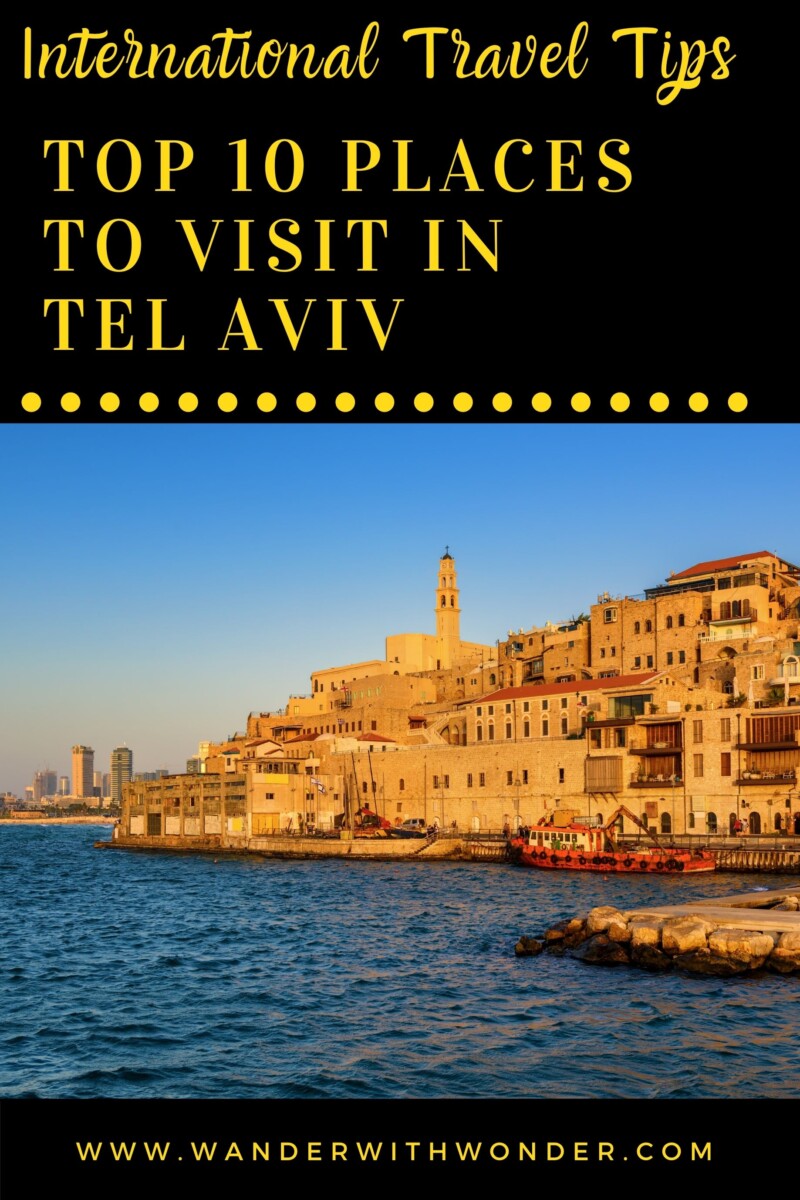 Are you visiting Tel Aviv and trying to find the best places to add to your itinerary? Then keep reading this complete guide to finding out the top 10 places to visit in Tel Aviv. Also known as The White City of Tel Aviv, this small yet lively city is loaded with cultural, historical, entertaining, and picturesque sites to see. There are lots of fun things to do. Long sandy beaches, museums rich in ancient architecture, and a gorgeous old port hold the attraction among those sightseeing options.