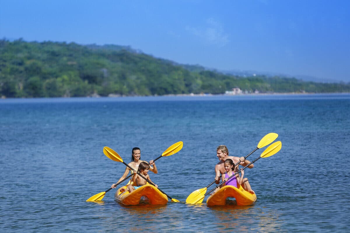 Kayakers in Ocho Rios