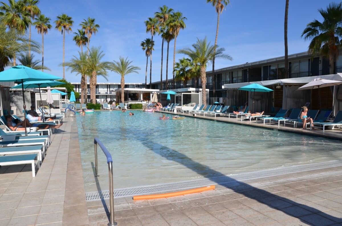 The zero-edge pool at Hotel Adeline. Photo by Teresa Bitler