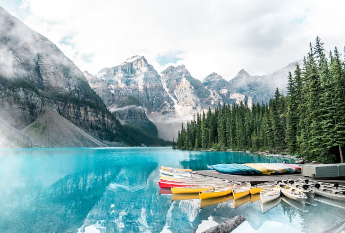 Banff National Park Canada Lake Moraine