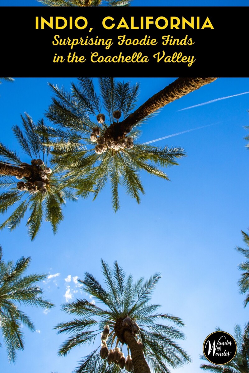 When you speed down I-10 between Arizona and Southern California, you might not think of stopping in the Coachella Valley and Indio, California. However, I highly recommend taking some time to explore the history and amazing agricultural bounty. Today, you'll make some great foodie finds and, depending on when you visit, you may catch one of the many festivals in the region.
