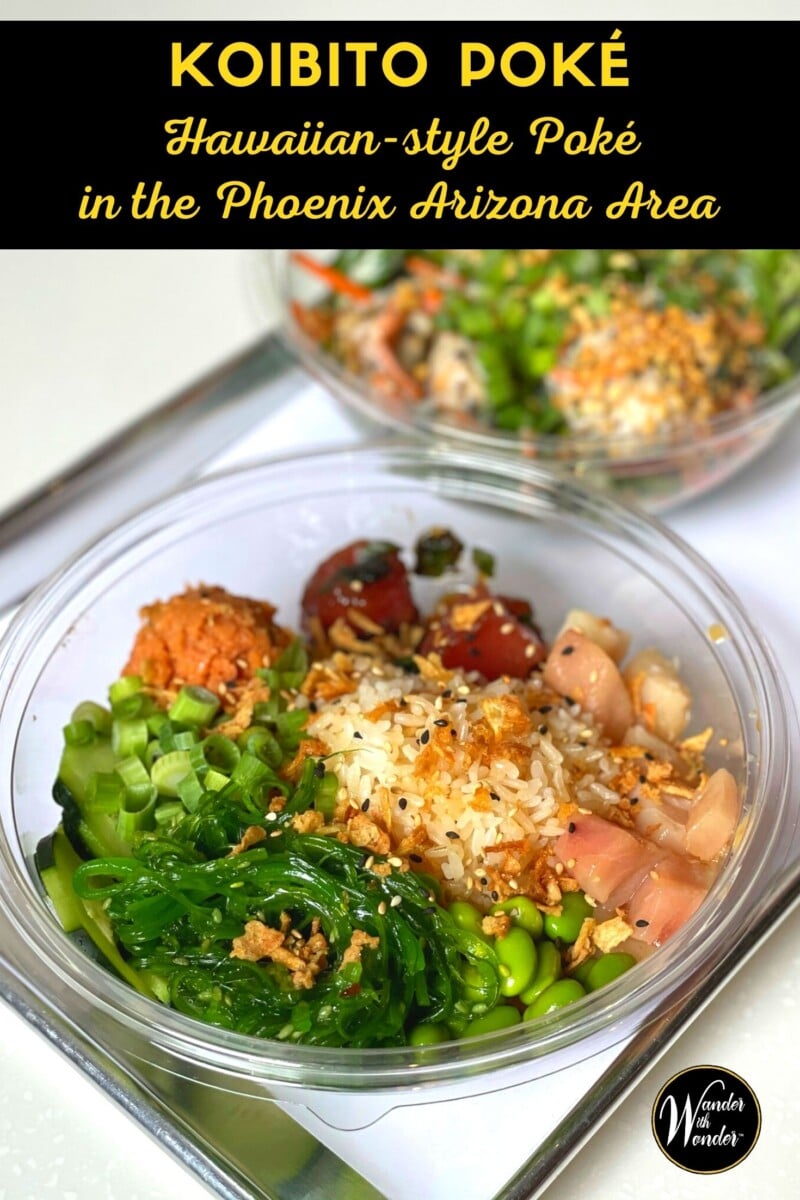 I really love poké bowls. When I crave comfort food, I crave poké bowls. I had exceptional poké in Hawaii, so I'm always picky about the poké I find elsewhere. So, I jumped at a chance recently to check out Koibito Poké in Scottsdale. If you want some fresh flavors—and good-for-you food—I recommend you stop by one of the four Koibito Poké locations in the Phoenix, Arizona area. There are additional locations coming in other states, so put this fast-casual restaurant on your radar.