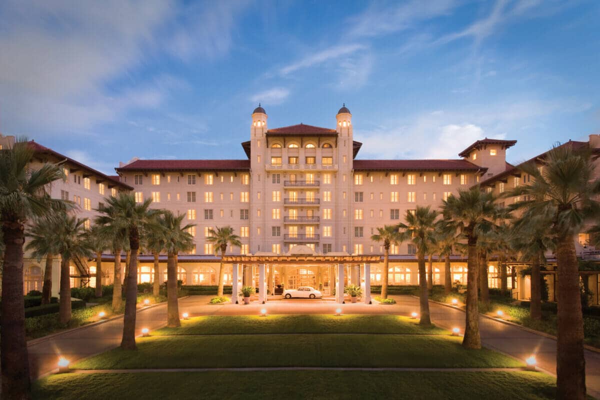 The haunted Hotel Galvez in Galveston