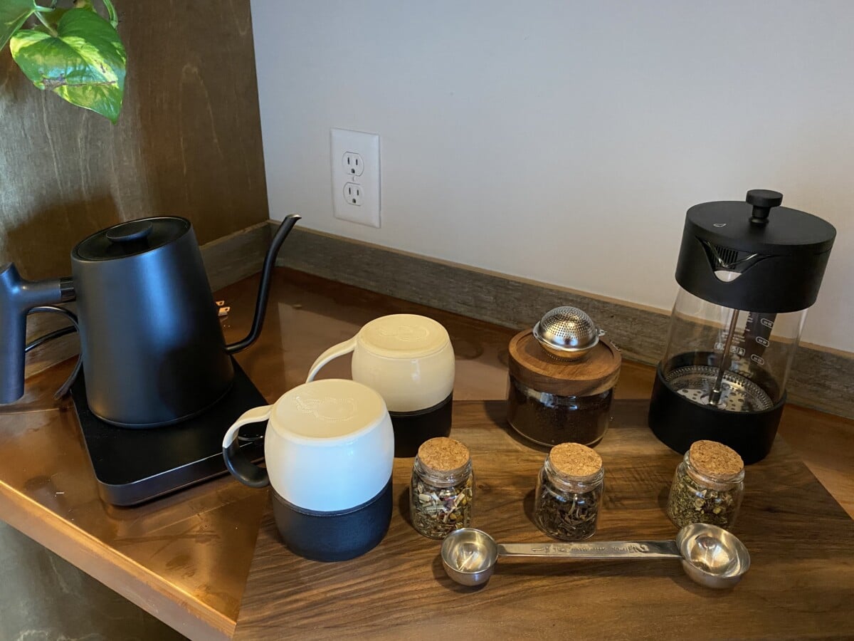 French Press - The Bowline Hotel in Astoria Oregon: Luxury on the Columbia River