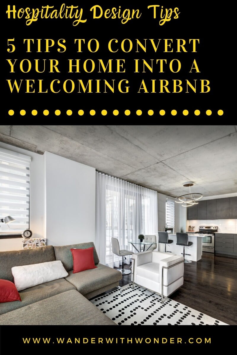 You may have seen many people making a good amount of money with Airbnb. But have you ever thought of listing your place on the website and playing the role of a host? If you are an amazing host and your property is suitable, then you are sure to get more recommendations and preferences from your visitors. But how can you make their stay more memorable? Here are 5 tips to convert your home into a welcoming Airbnb.