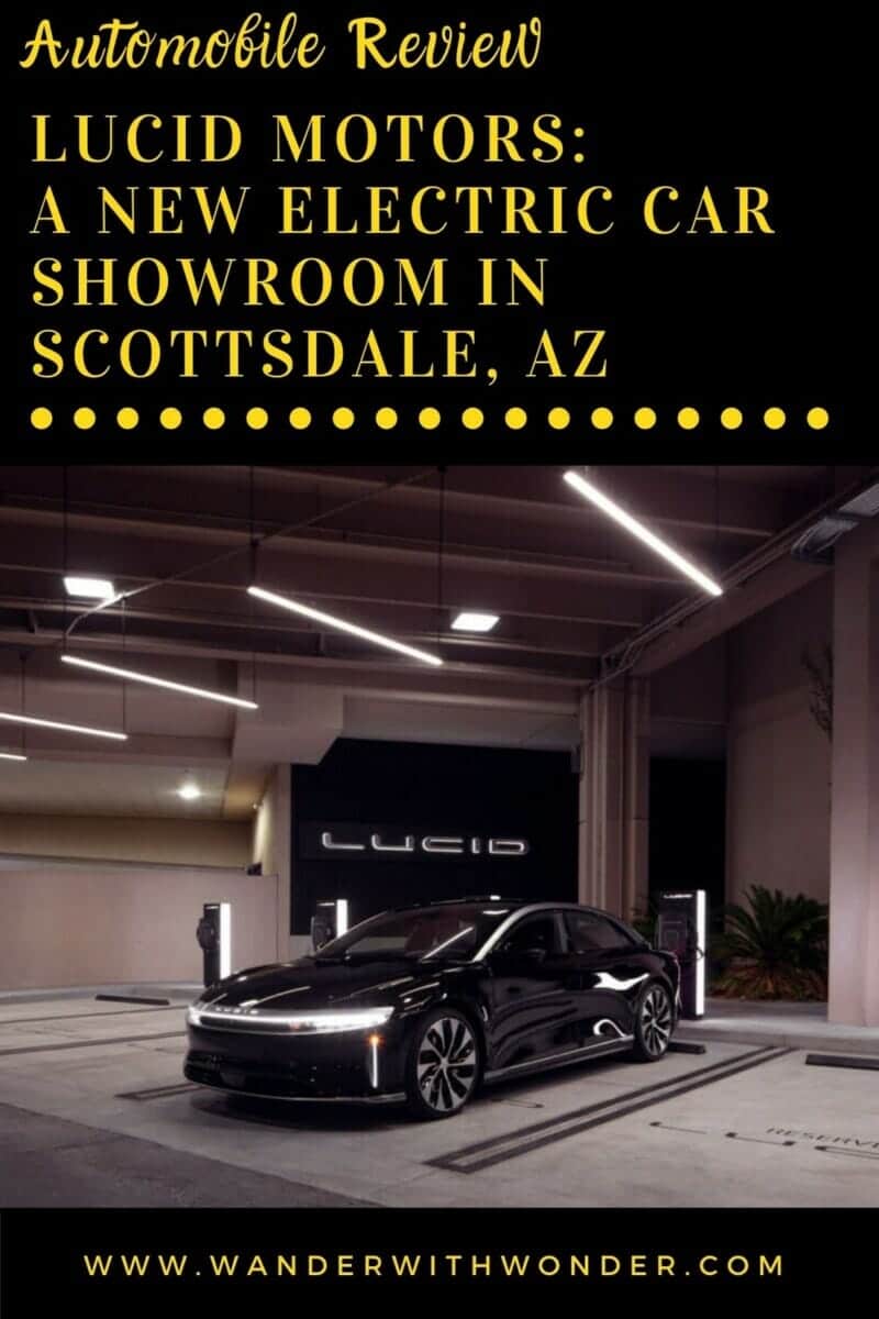 Lucid Motors has opened a new electric car dealership in Scottsdale Fashion Square. The Scottsdale, AZ showroom features virtual shopping for the new Arizona-made Lucid Air electric car. You can use virtual reality goggles to create your dream car. It has a range of 500 miles on a single charge and goes 0 to 60 mph in just 2.5 seconds.