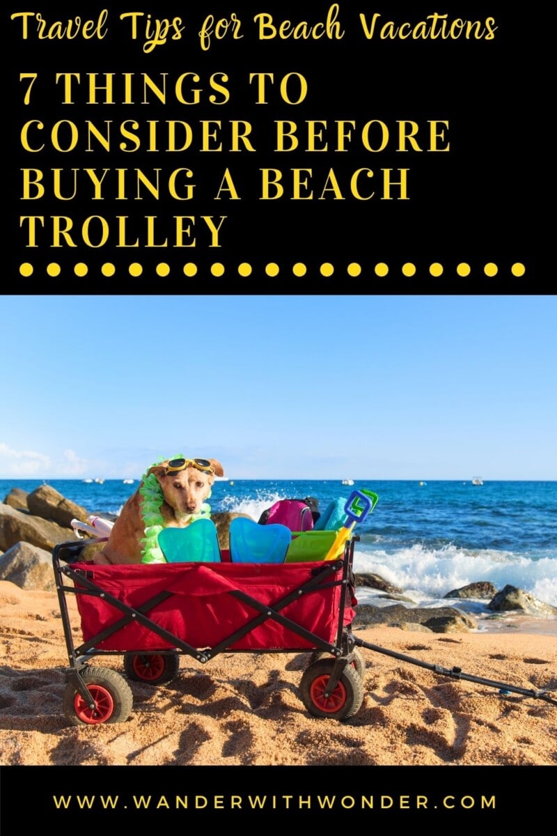 Thinking of buying a beach trolley to haul all of those beach toys for your family escape at the beach? Here are crucial things to consider before buying a beach trolley—or a beach wagon—to ensure you’ve made the right choice.