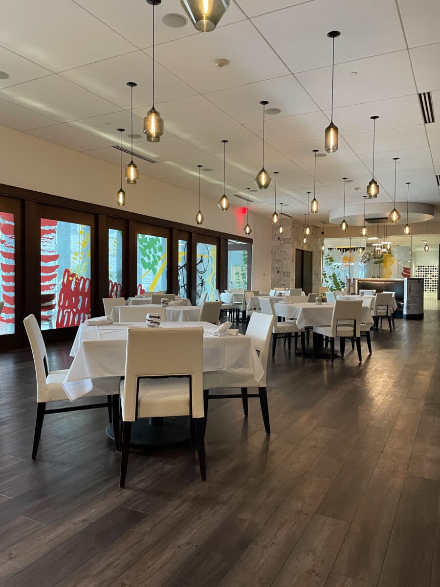 The Class Act restaurant dining room